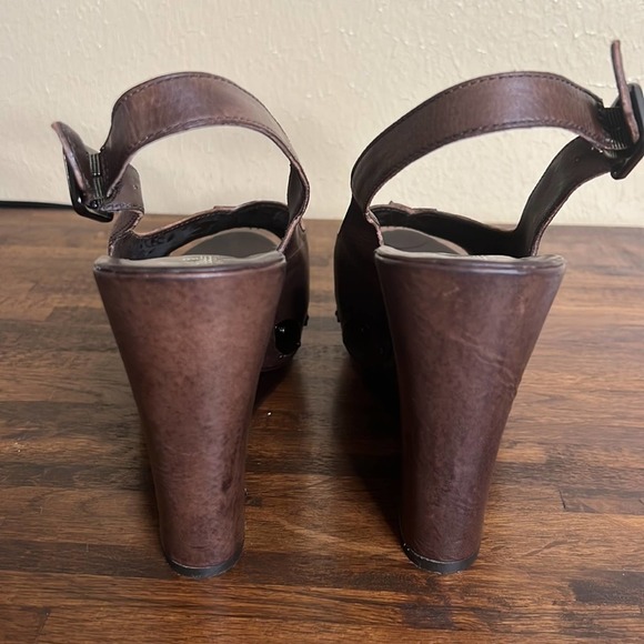 Belle‎ by  Sigerson Morrison Platform Wedge Sandal 7.5 - Picture 3 of 11